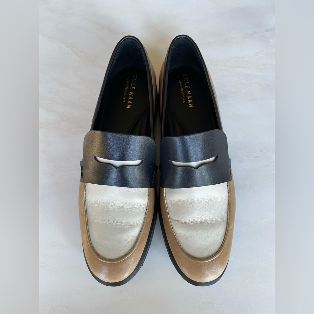 Cole Haan Birch Beige Geneva Loafers 7.5